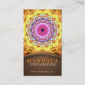 Fiery Passion Holistic Mandala Visitekaartje (Voorkant)