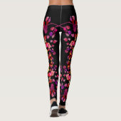 Fiery Petals Leggings (Achterkant)