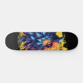 Fiery Phoenix Bird Art Persoonlijk Skateboard (Horizontaal)