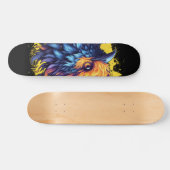 Fiery Phoenix Bird Art Persoonlijk Skateboard (Horizontaal)