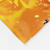 Fiery Phoenix Blanket Fleece Deken (Hoek)