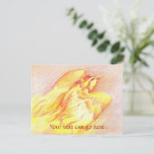 Fiery Phoenix-Briefkaart Briefkaart (Staand voorkant)