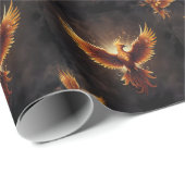 Fiery Phoenix Cadeaupapier (Rol Hoek)
