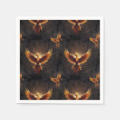 Fiery Phoenix Kussen Servet (Voorkant)