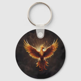 Fiery Phoenix Kussen Sleutelhanger