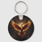 Fiery Phoenix Kussen Sleutelhanger (Achterkant)