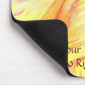 Fiery Phoenix Mousepad Muismat (Hoek)
