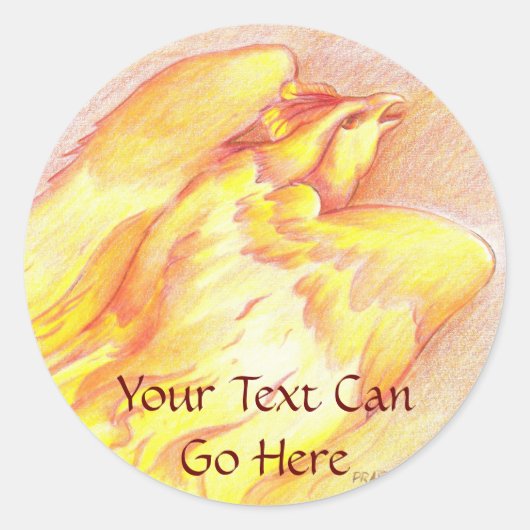 Fiery Phoenix Stickers (Voorkant)