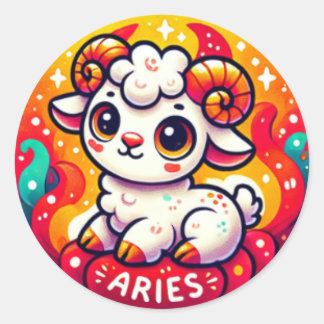Fiery Ram Baby Ram Sticker