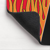 ~ Fiery {{{{ Red }}}}} Black Cat ~ Muismat (Hoek)