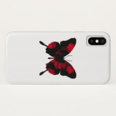 Fiery Red Butterfly Case-Mate iPhone Case (Achterkant (horizontaal))
