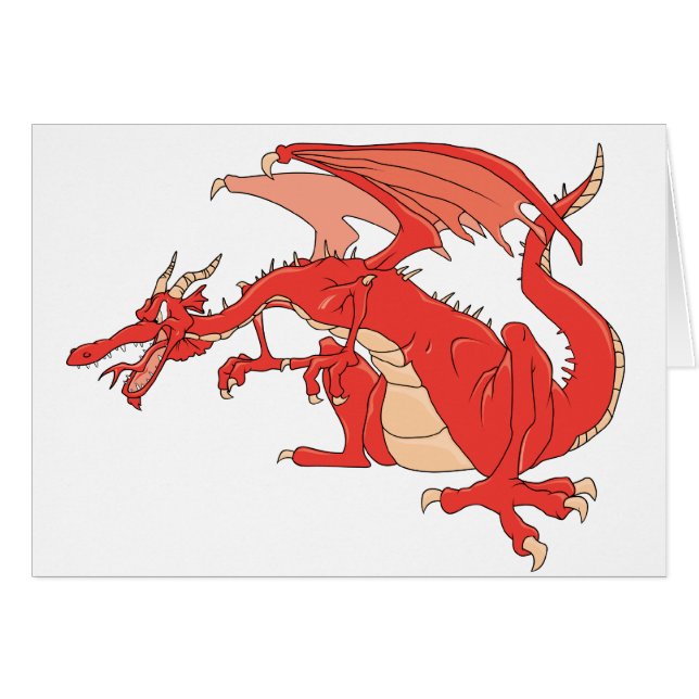 Fiery Red Dragon (Voorkant Horizontaal)