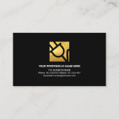 Fiery Red Lightning Power Electrical bedrading Visitekaartje (Achterkant)