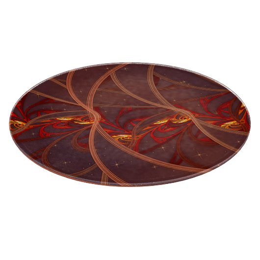 Fiery Red Moon Snijplank (Hoek)
