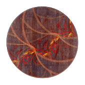 Fiery Red Moon Snijplank (Voorkant)