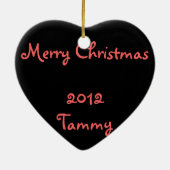 Fiery Red Rose Keramisch Ornament (Achterkant)