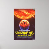 Fiery Red Terrifying Planet Canvas Afdruk (Voorkant)