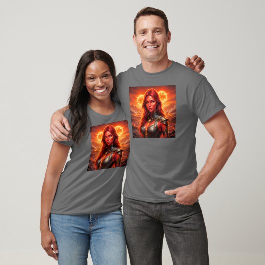 Fiery Redhead on a burning planet! T-shirt (Unisex)