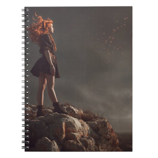 Fiery Redhead Stormwatch Fantasy Notitieboek (Voorkant)