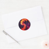 Fiery Ronde Sticker (Envelop)