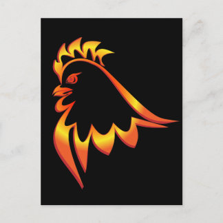 Fiery Rooster Briefkaart