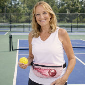 Fiery Rose Gold Flames - Pickleball Player Life Heuptasje