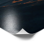 Fiery Rustic Anchor – Nautical Fantasy Wall Art Foto Afdruk (Hoek)