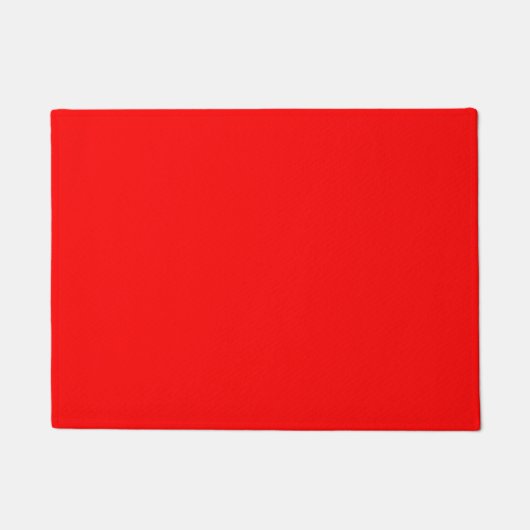 Fiery Scarlet Red Palette Deurmat (Voorkant)