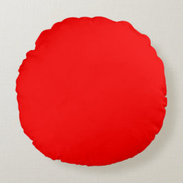 Fiery Scarlet Red Palette Rond Kussen