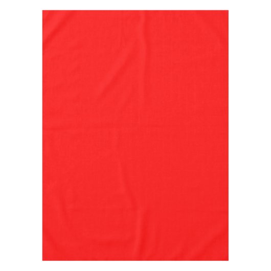 Fiery Scarlet Red Palette Tafelkleed (Voorkant)