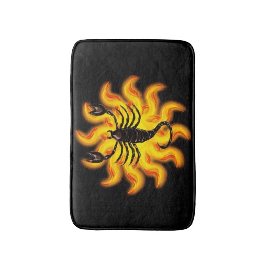 Fiery Scorpio Badmat (Voorkant Verticaal)