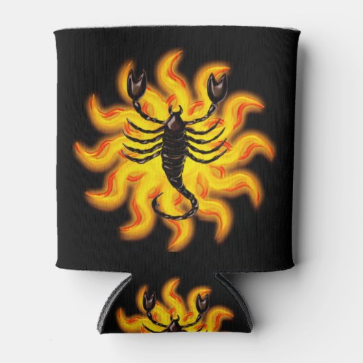 Fiery Scorpio Blikjeskoeler (Voorkant)