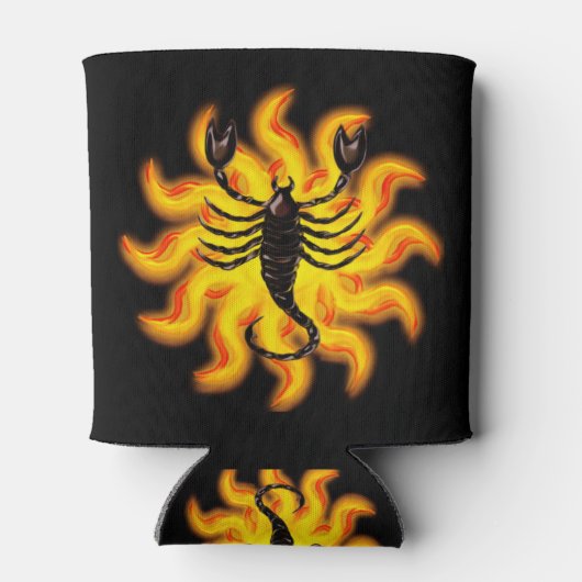 Fiery Scorpio Blikjeskoeler (Achterkant)
