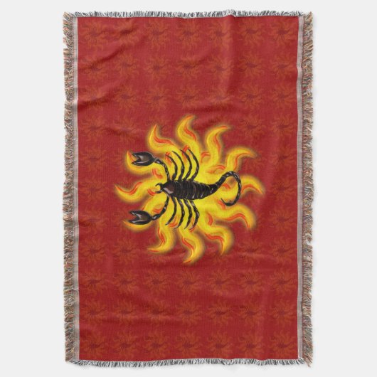Fiery Scorpio Deken (Voorkant Verticaal)