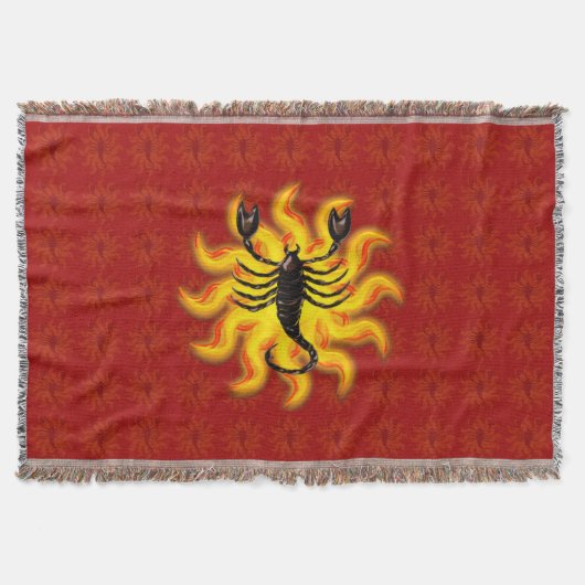 Fiery Scorpio Deken (Voorkant)