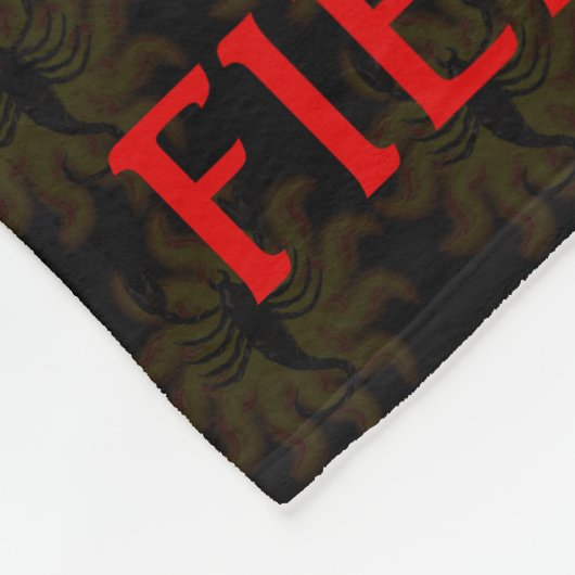Fiery Scorpio Fleece Deken (Hoek)