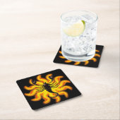Fiery Scorpio Kartonnen Onderzetters (Insitu)