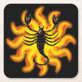 Fiery Scorpio Kartonnen Onderzetters (Voorkant)