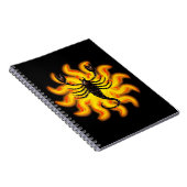 Fiery Scorpio Notitieboek (Rechterzijde)