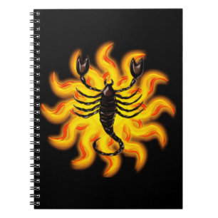 Fiery Scorpio Notitieboek