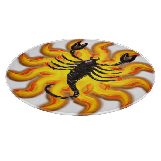 Fiery Scorpio Snijplank (Hoek)
