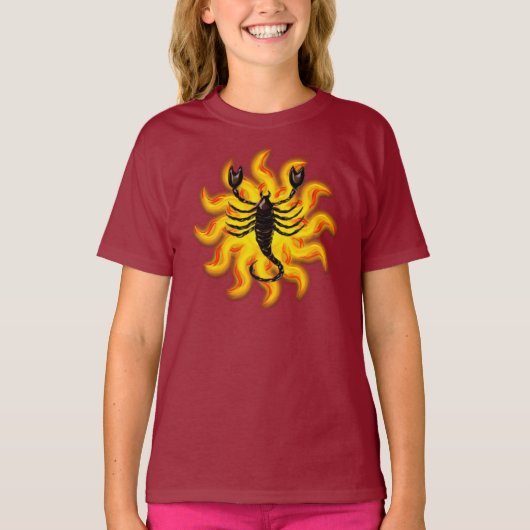 Fiery Scorpio T-shirt (Voorkant)