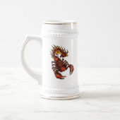 Fiery Scorpion Stein Bierpul (Links)