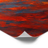 Fiery, She Rises | Feminist Raised Fist Woman Poster (Hoek)