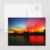 Fiery Sky Briefkaart (Voorkant / Achterkant)