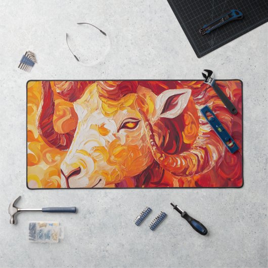 Fiery Solar Capricorn Spirit Bureaumat (Werkstation)