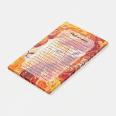 Fiery Solar Capricorn Spirit Post-it® Notes (Schuin)