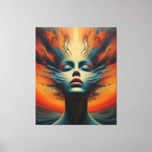 Fiery Soul Canvas Afdruk (Voorkant)