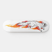 Fiery Speedy Squirrel Skateboard Deck (Horizontaal)