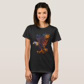 Fiery Steller's Sea-eagle Graphic Tee for Men Wome T-shirt (Voorkant volledig)